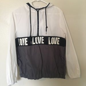 “LOVE” lightweight windbreaker